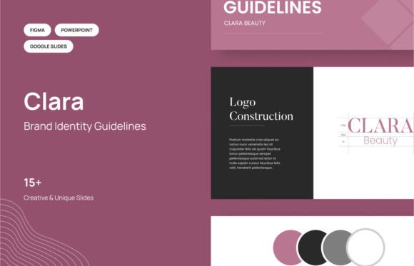 Beauty Brand Guidelines Presentation: A Template for Clarity