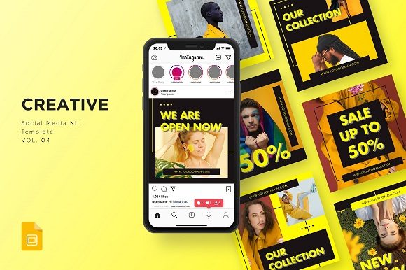 Creative Social Media Kit Vol. 08 - GSL: A Modern Toolkit for Consistent Branding