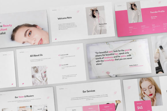 Elevate Your Beauty Business: The Makeup Artist Presentation Template