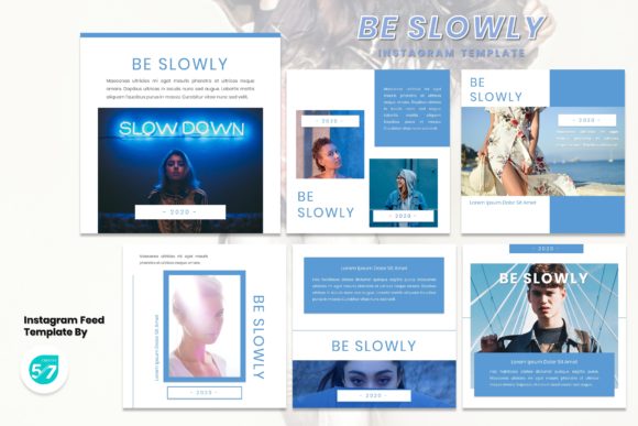 Elevate Your Feed: The Be Slowly Instagram Template