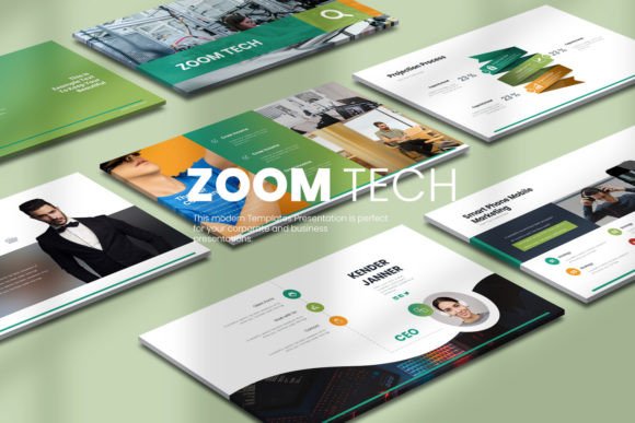 Elevate Your Slides with the Zoom Tech Powerpoint Presentation