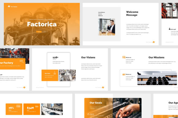 Factory & Industrial Keynote: A Template for Powerful Presentations