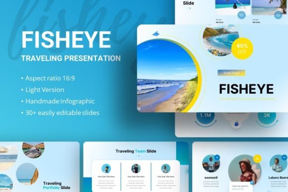 Fisheye: A Modern Presentation Template for Dynamic Projects