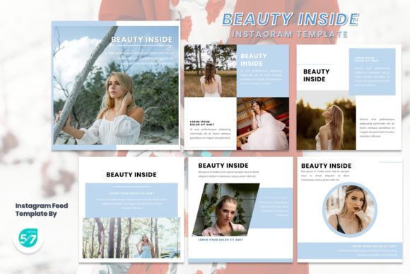Instagram Feed Template - Beauty Inside: Elevate Your Visual Strategy