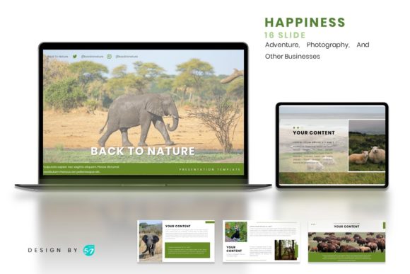 Powerpoint Template – Nature: Your Go-To Design Asset