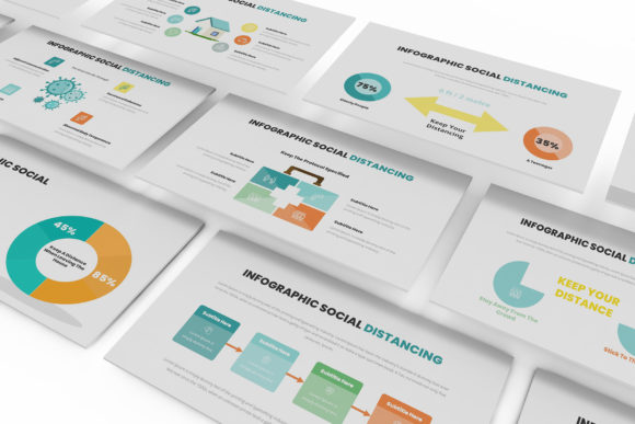 SocialDistancing Infographic GoogleSlide: Visualize Safety with Clarity